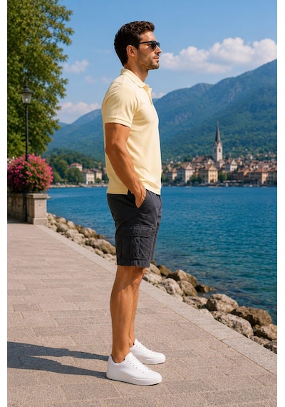 Alexandergardi Alexandergardı Polo Yaka T-shirt Sarı