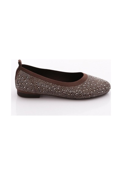 Dgn Pm386-k4110 Kadin Babet Kahve Triko