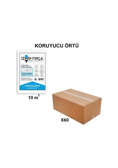 10 M2 Koruyucu Örtü, 60 Adet Toptan Paket Açık Bej