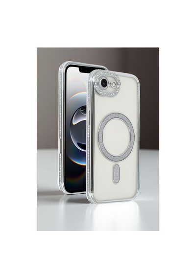 Apple iPhone  Uyumlu    16e Joke Simli Magneticsafe Kılıf - Derin Mor