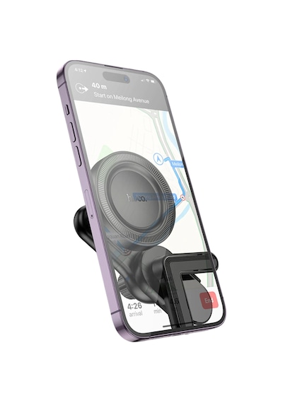 Hoco. H57 Show Araç Carplay Ekranına Sabitlenen Manyetik Telefon Tutucu - Siyah