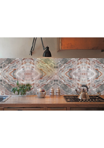 Tink Kendinden Yapışkanlı Renk Katlı Desenli Pvc Panel 41x62 Cm