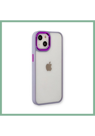 Bşkvirgo İphone 14 Plus Uyumlu Kılıf Dora Kapak - Lila Bsk2026