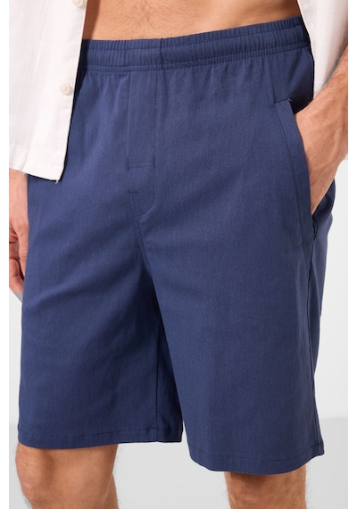 Tommylife Parlament Standart Fit Dokuma Hafif Esnek Chino Erkek Şort - 81292 Mavi