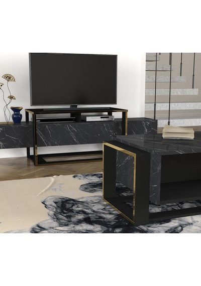 Dekorister Exclusive Bianco Orta Sehpa Mermer