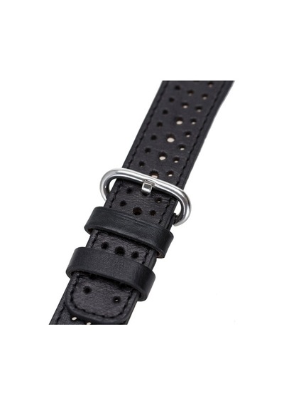 Bouletta Watch Uyumlu Deri Kordon 38-40-41Mm Rst1-87019 Siy