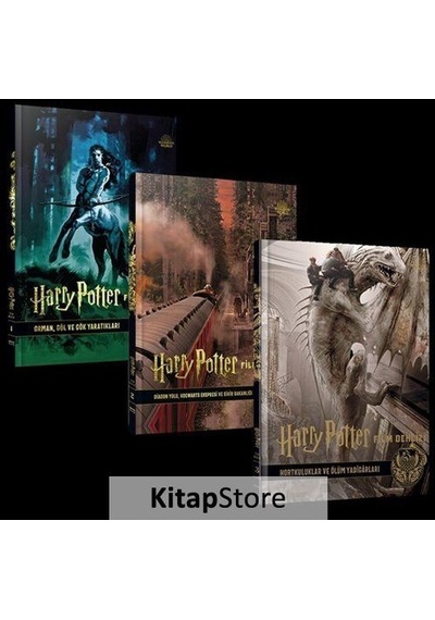 Harry Potter Film Dehlizi Serisi Seti - 3 Kitap Takım - Jody Revenson - Teras Kitap