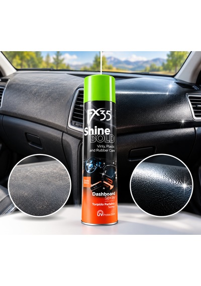 Fx35 Shine Bold Torpido Parlatıcı Sprey 600 Ml Kokusuz Ekstra Parlaklık Ve Uv Koruma 1