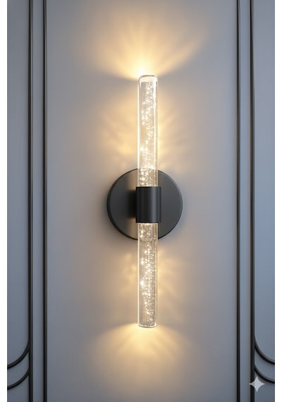Bhbackhome Bubbleflux Şık Tasarım Modern Ledli Aplik 40 Cm Elektrikli Antrasit