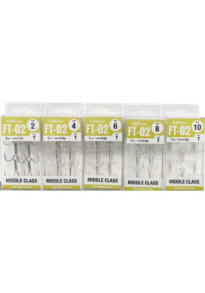 Fudo Middle Class 2248 Üçlü İğne No:10 Adet 7