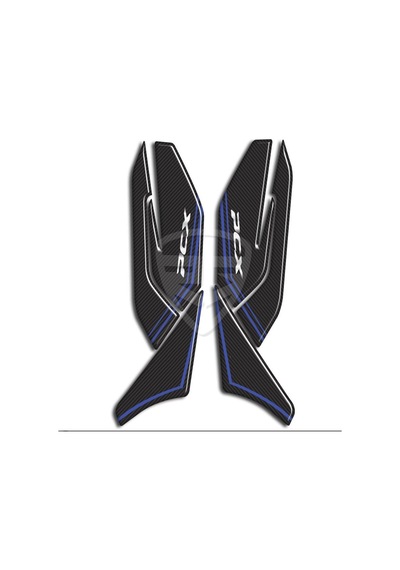 Pcx 2021 Karbon Desen Mavi Yan Pad Pcx 2021 Karbon Desen Mavi Yan Pad
