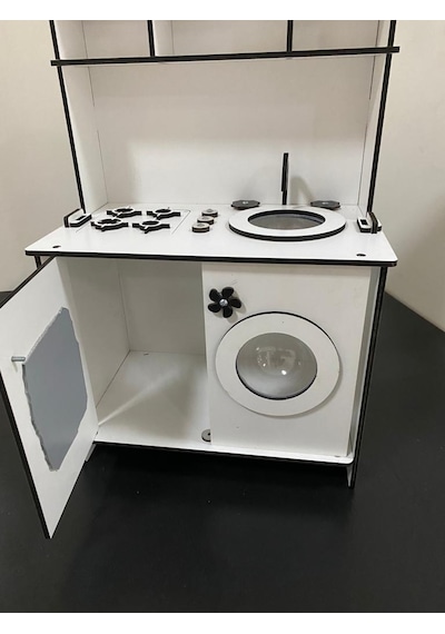 55X33 Mini Ahşap Mutfak