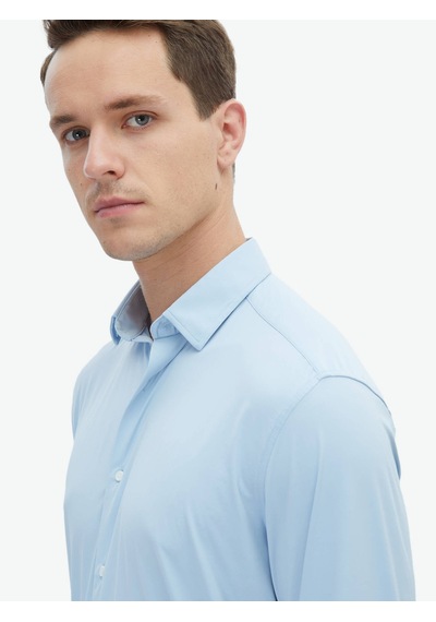 Kip Mavi Regular Fit Casual Gömlek Mavi