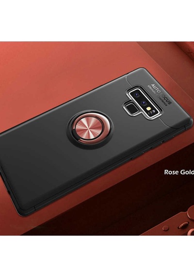 Samsung Galaxy Uyumlu Note 9 Kilif Yüzüklü Tam Korumali Silikon Kapak 417331905