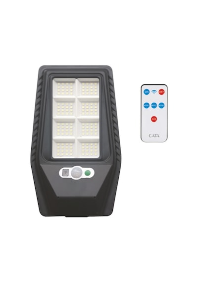 Cata Ct 4693 Solar Sokak Armatürü 40w 6400k Beyaz Işık Konsol Plastik Dahil Siyah