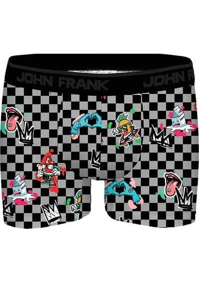 John Frank King Checker Erkek Boxer 001