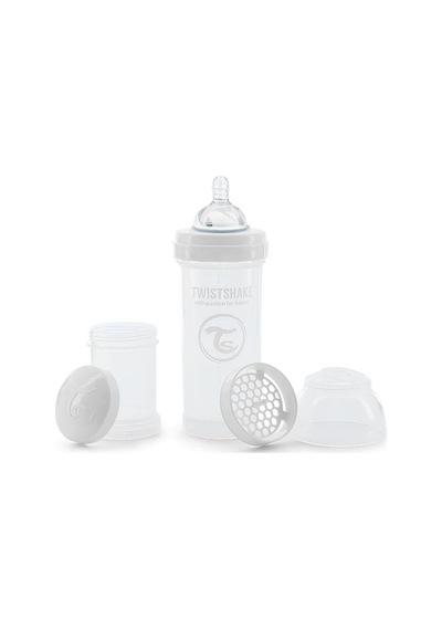Twistshake Anti-kolik Bebek Biberonu Beyaz 2 + Ay 260 Ml