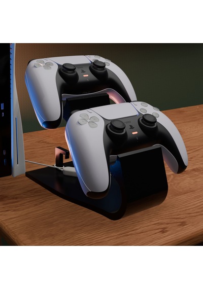 Evrensel Çift Gamepad Tutucu Stand 2 Oyun Kolu Kapasiteli, Hafif Ve Kompakt Tasarım