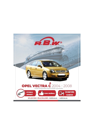 Opel Vectra C Muz Silecek Takımı (2004-2008) RBW