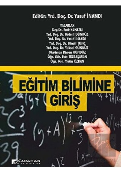 Eğitim Bilimine Giriş  - Yusuf İnandı  - Karahan Kitabevi