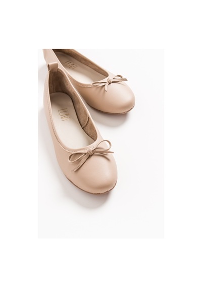 Luvishoes 01 Biskuvi Cilt Kadın Babet Koyu Bej