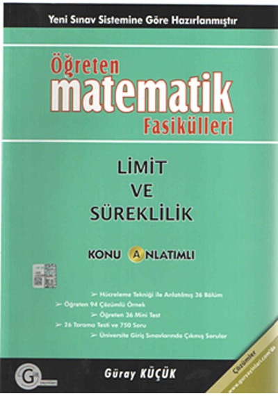 Öğreten Matematik Fasikülleri Limit ve Süreklilik / Konu Anlat