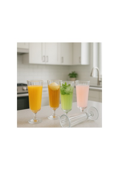 Kahve Yanı Sunum Bardağı 6 Lı Set 60 Ml Şık Espresso & Su Bardağı Şeffaf