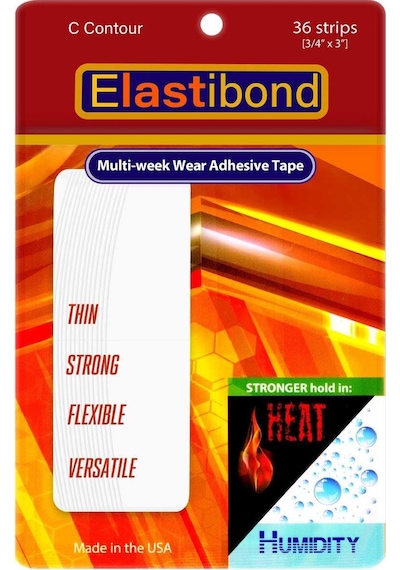 True Tape Elastibond Protez Saç Bandı Oval "c" - 2,0cm X 7.5cm 36 Adet