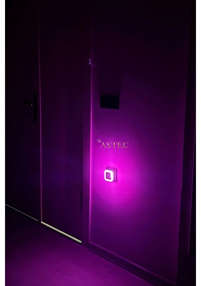 Astec Fotoselli Gece Lambası 1 Watt Tak Çalıştır Sensörlü Pembe Renk