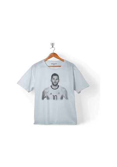 The Kıng Leo Lionel Messi Barcelona Forma Beyaz Çocuk Tişört 001