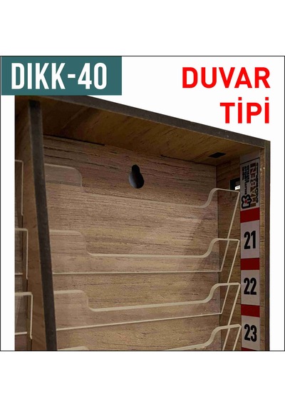Dıkk-40 Maben Duvar Tipi Ziyaretçi Kart Kutusu 40 1 Adet