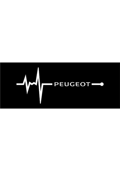 Peugeot Napız Kalp Kelebek Cam Için Sticker Yapıştırma