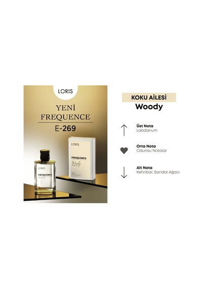 E-269 Frequence Erkek Parfüm Edp 50 Ml Odunsu