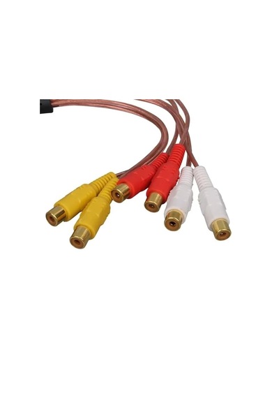 Hubrendy Sh Powermaster 2 Rca Erkek / 6 Rca Dişi 40 Cm Kablo