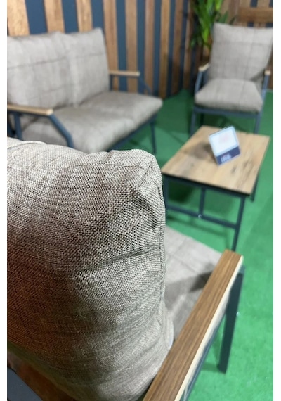 Ard & Garden Linda 211 Sehpalı Kahverengi Balkon Mobilyası Kahverengi