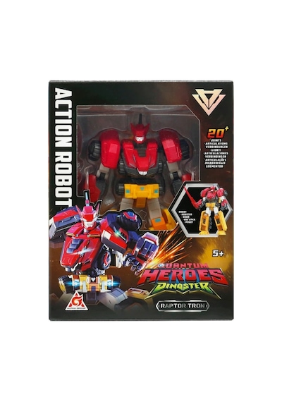 Dinoster Aksiyon Robot Raptor Tron