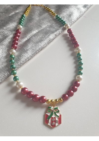 Pinkimaj Yeniyil Kolyesi Kırmızı Incili Kolye Tarz Konsept Butik Ürün Altı