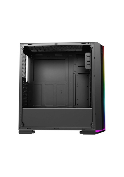 Powerboost Vk-g3906s Tempered Glass Pencereli, 3x120mm Rgb Fanlı, Rgb Şerit Ledli Ön Panel, Siyah Midtower Oyuncu Kas