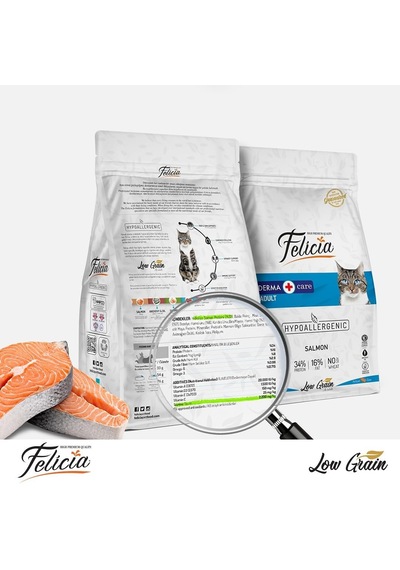 Tr Kuru Kedi Maması, Somonlu, Az Tahıllı, Yetişkin, Hipoalerjenik, 2 Kg