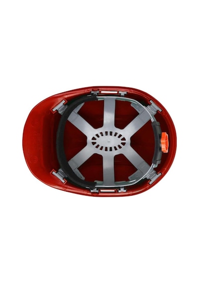 Essafe Ge 1548 -Hava Delikli Vidalı Baret, Kırmızı -9E1602-