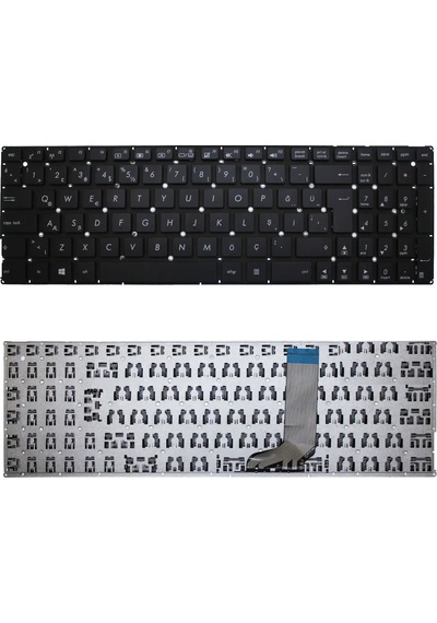 Siyah, Notebook Klavye - Asus X556uf, X556uj, X556uq Muadili İle Uyumlu