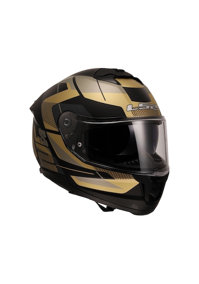 Ls2 Stream 2 Road Kask Gri Gold Mat Siyah