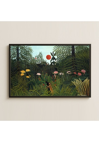 Henri Rousseau Tropik Orman Uv Baskı Pvc Tablo