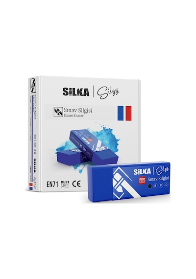 Silka Sınav Silgisi 20 Li Lacivert Art.8