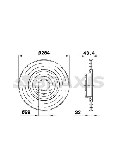 On Fren Aynası Dıskı Bravo I Iı Croma Doblo Idea Lınea Marea Stılo Alfa 155 1,2 / 1,3 / 1,4 / 1,6