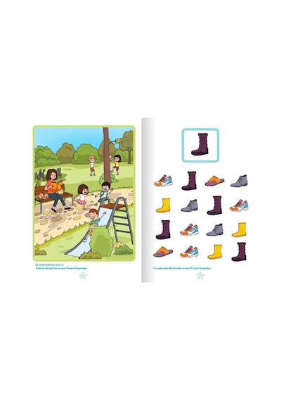 2+ Yaş Etkinliklerle Dikkat Geliştirme - Çıkartmalı - Berkay Dinç Çakır - Eolo