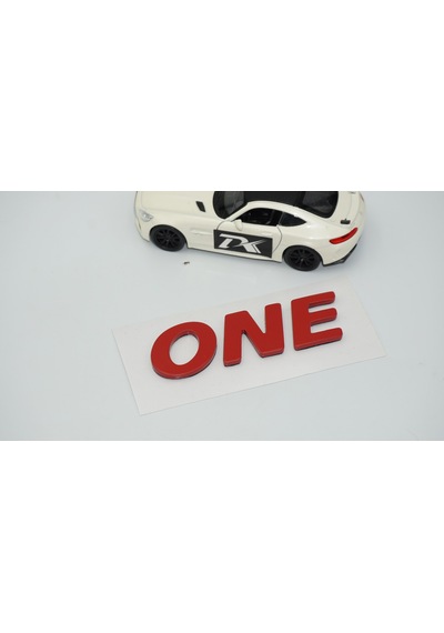 Dk Tuning One Bagaj Kırmızı Yazı Logo Arma Mini Cooper İle Uyumlu