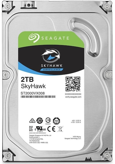 Seagate Skyhawk ST2000VX008 2 TB 3.5" 64 MB 5900 RPM SATA 3 HDD