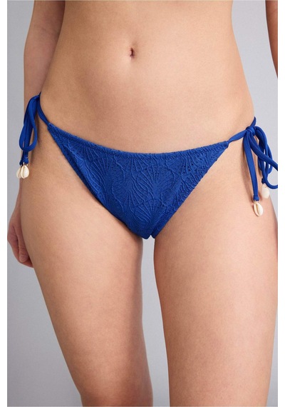 Defacto Regular Fıt Nakışlı Brode Bikini Alt B6895ax26smbe114 Mavi-be114