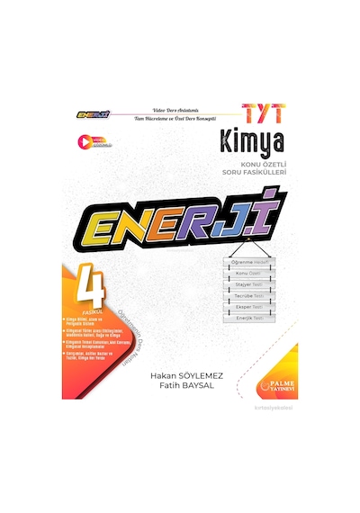 Palme Tyt Enerji Kimya Konu Özetli Soru Föyleri 4 Fasikül 3039